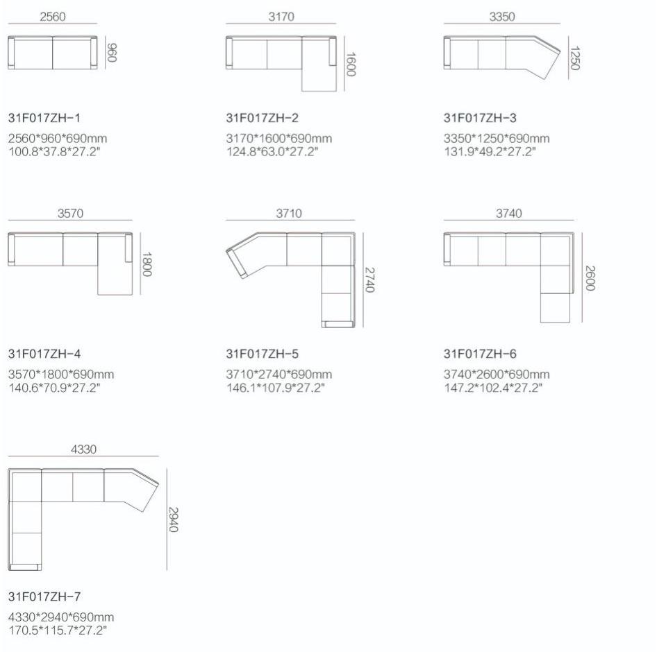 HC28 Cosmo Модульный тканевый диван  31f017  - Вид №6