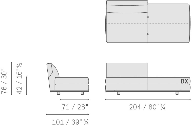 Poltrona Frau Модульный тканевый диван La collezione - divani e poltrone sun-id-1451549 - Вид №15