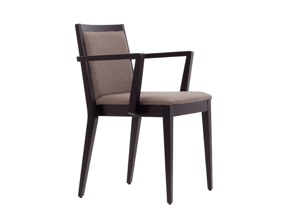 Деревянный мягкий стул с подлокотниками Sedex WEST ARCH-00067511 - Вид №1