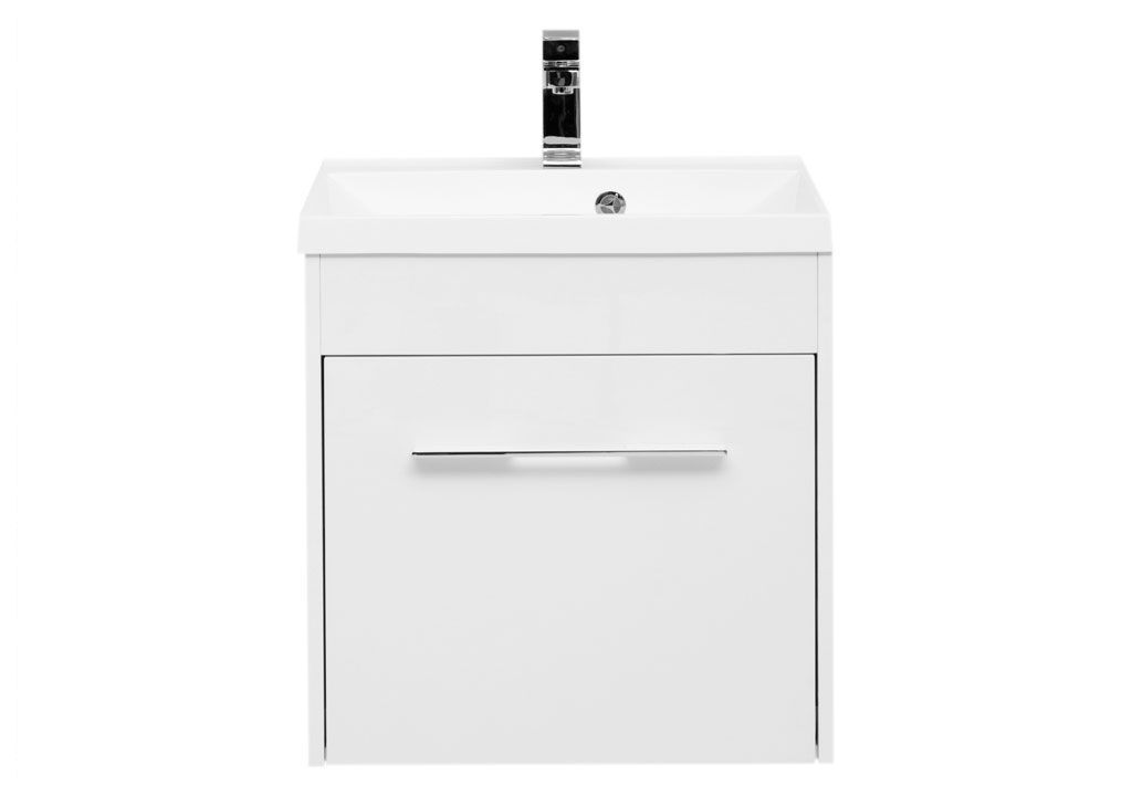 Тумба с раковиной Aquanet Августа 58 белый 0021002600204117 - Вид №2
