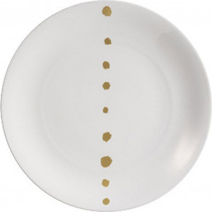 10547881 Dibbern Тарелка обеденная Dibbern Золотые жемчужины 28см, фарфор Фарфор костяной