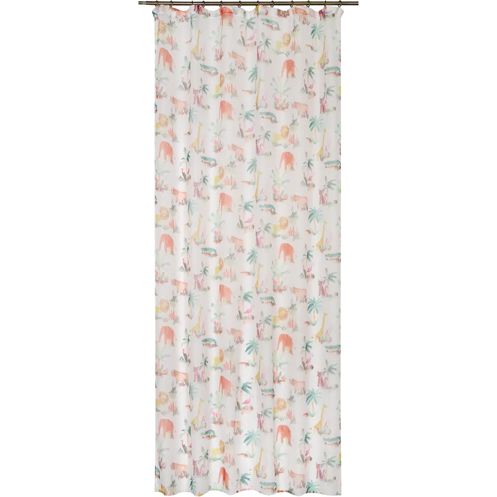 Тюль на ленте Африка 145x260 см цвет белый 82406727 STLM-2101742 SEASONS 