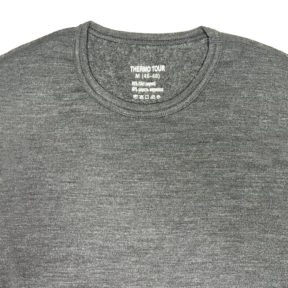 Мужской комплект термобелья THERMOTOUR М.8013 серый 89398859 Outdoor STLM-1413939 - Вид №1