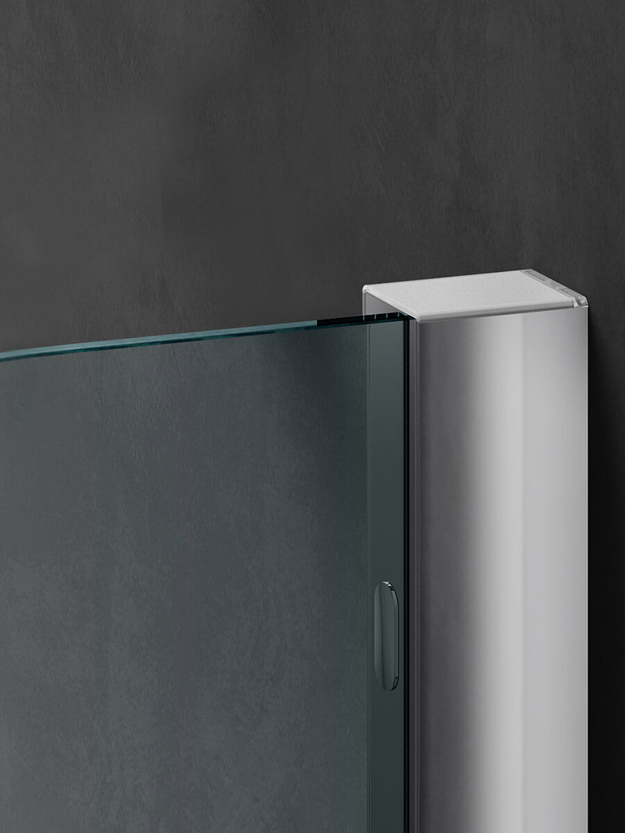 Маятниковая дверь в нишу Provex Jolly JI 0100 JI 05 GL с неподвижным элементом 0100JI05GL - Вид №1