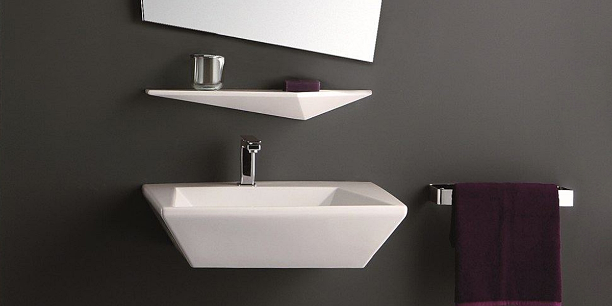 09KR Подвесная раковина настенная овальная Olympia Ceramica  - Вид №1