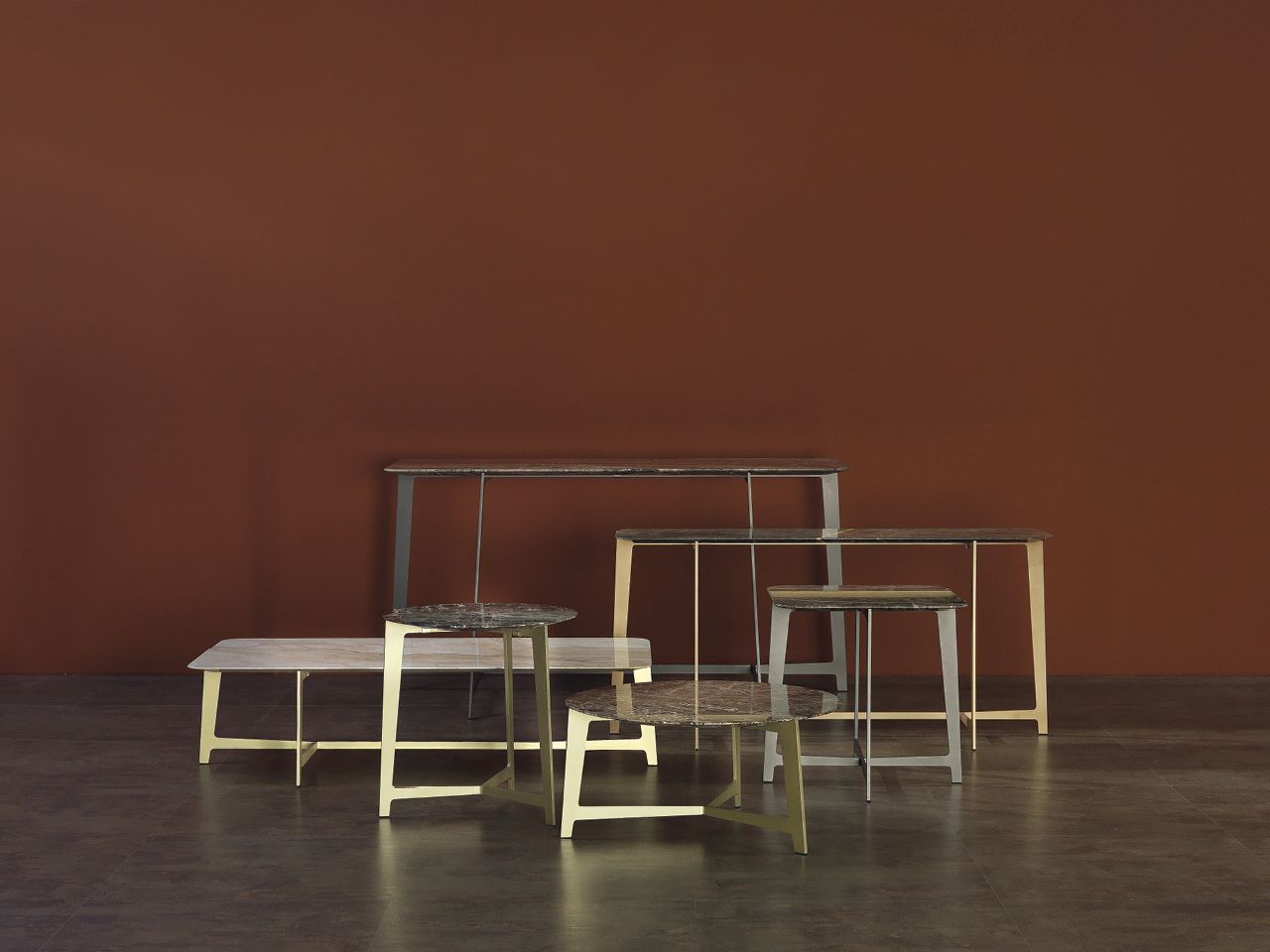 Круглый мраморный журнальный столик для гостиной Borzalino BSeries ARCH-00124369 - Вид №10