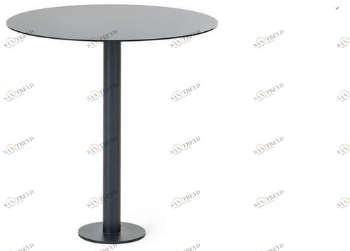 Nola Industrier Круглый стол для общественных мест из стали с порошковым покрытием Korg sun-id-1409587