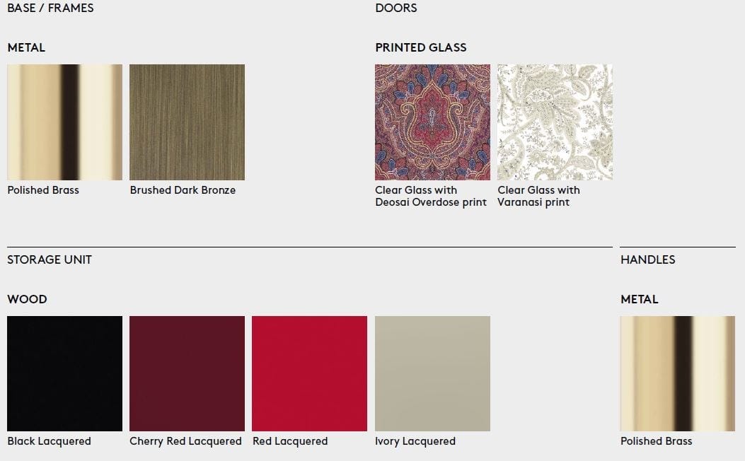 Шкаф из латуни и стекла ETRO Home Interiors Janis ARCH-00140869 - Вид №4