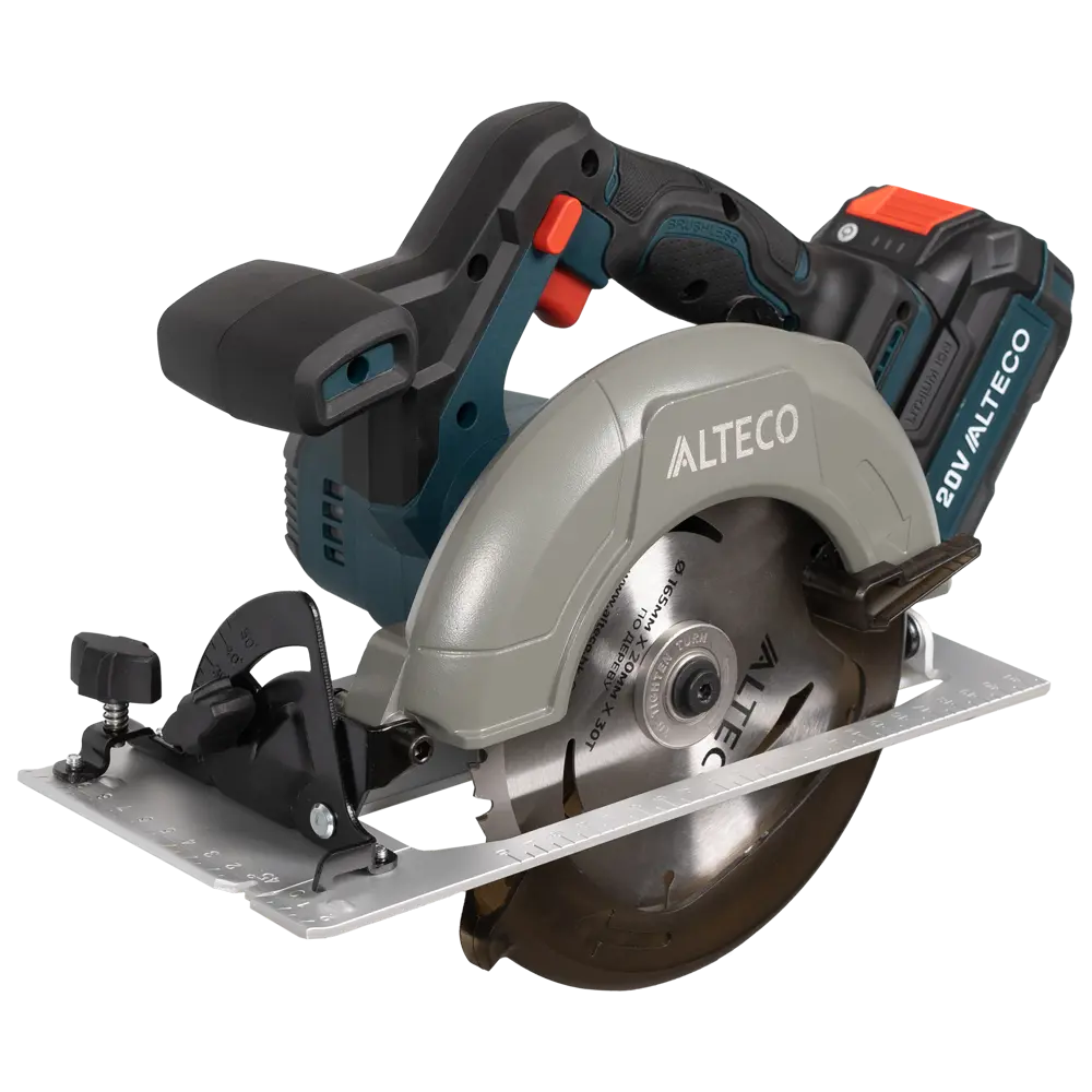 Аккумуляторная циркулярная пила Alteco CCS 20-165 с бесщеточным двигателем 89363393 STLM-1569724