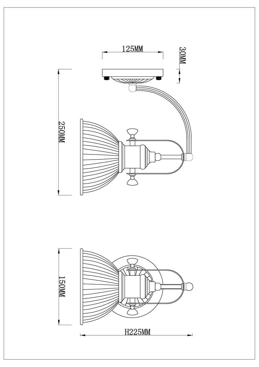 Бра настенное белое Rivoli Principale 5030-401 RIVOLI PRINCIPALE 00-3930007 Белый  - Вид №1