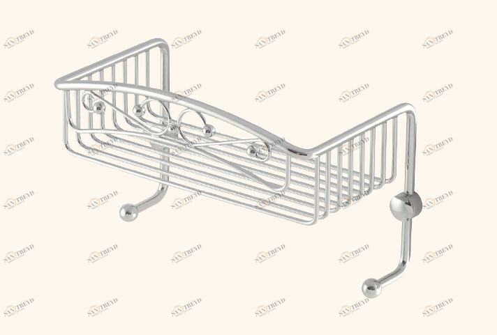 Полка-решетка с крючками MIGLIORE Complementi ML.COM.CR-50.601.CR - хром ML.COM-50.601.CR