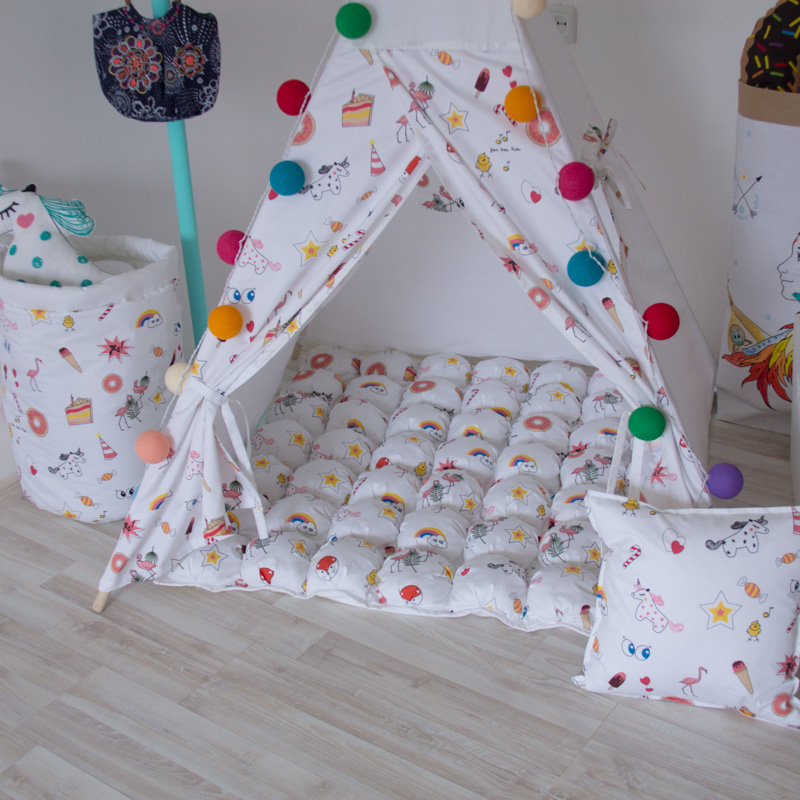 Вигвам для детей Swag большой VAMVIGVAM SWAG 281893 Белый;красный;синий Santreyd  - Вид №6