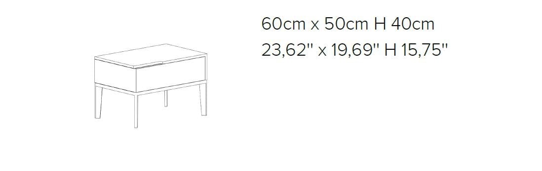 Тумбочка из грецкого ореха с ящиками Natuzzi Italia Mondrian ARCH-00028522 - Вид №3