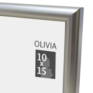 Рамка Olivia 10x15 см пластик цвет серебро 86106579 STLM-2184633