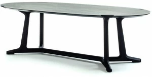 Frigerio Salotti Овальный стол из керамогранита Arja