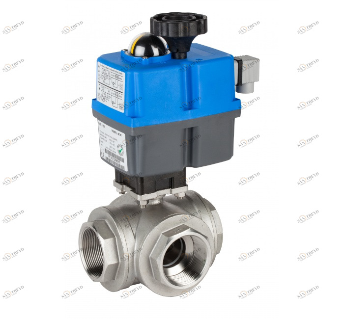 GENEBRE 5641 10 48 Трехходовой шаровой кран с уменьшенным внутренним диаметром «L» или «T» 