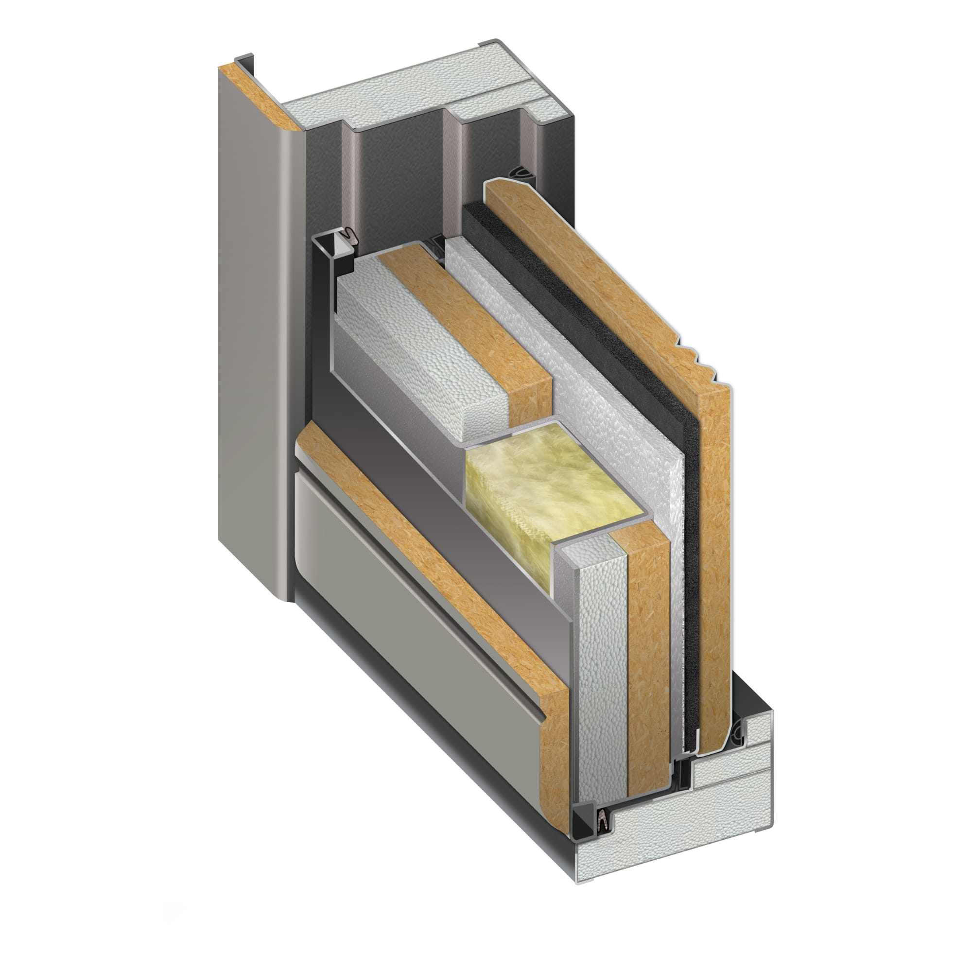 82665046 Дверь входная металлическая Urban 970 мм левая, цвет серый Santreyd  - Вид №11