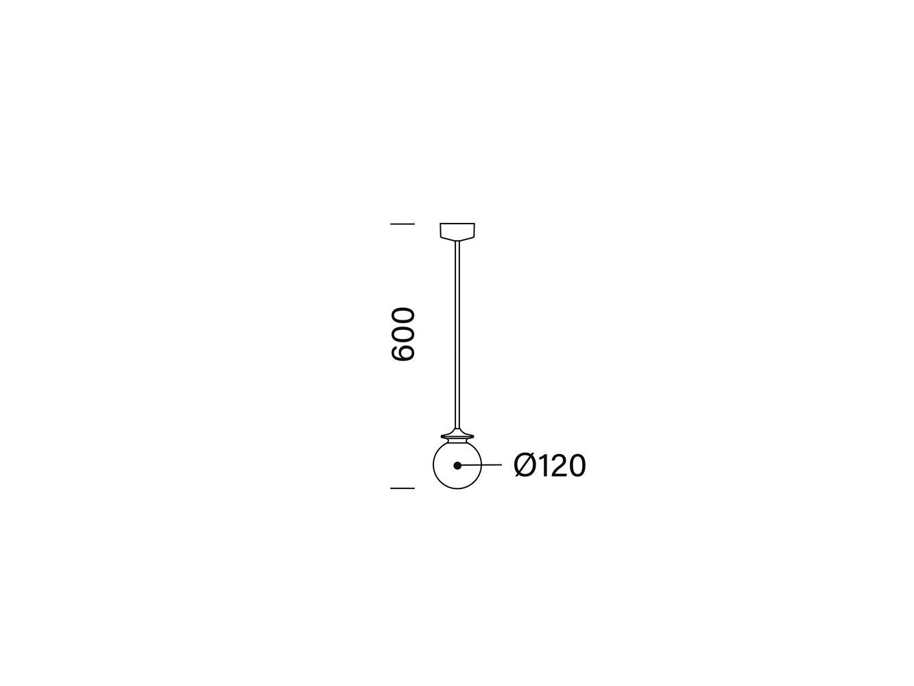 Стеклянный светодиодный открытый подвесной светильник Platek Balina ARCH-00096442 - Вид №6