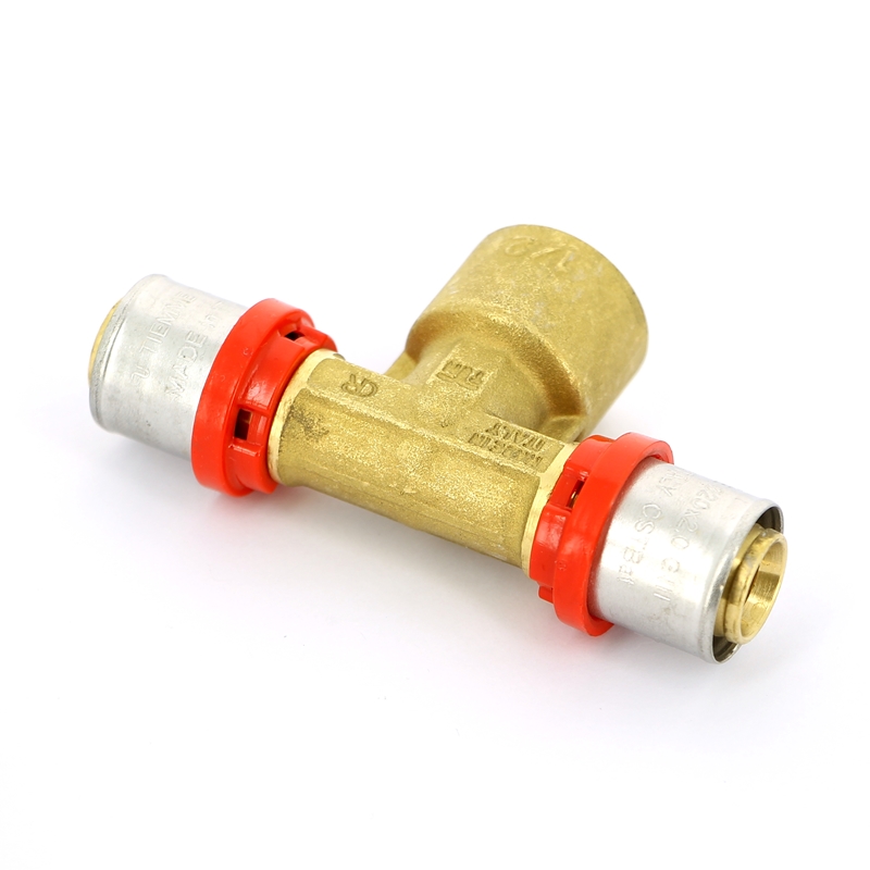 Тройник пресс-В TIEMME 20х1/2"х20 1650039 - Вид №3