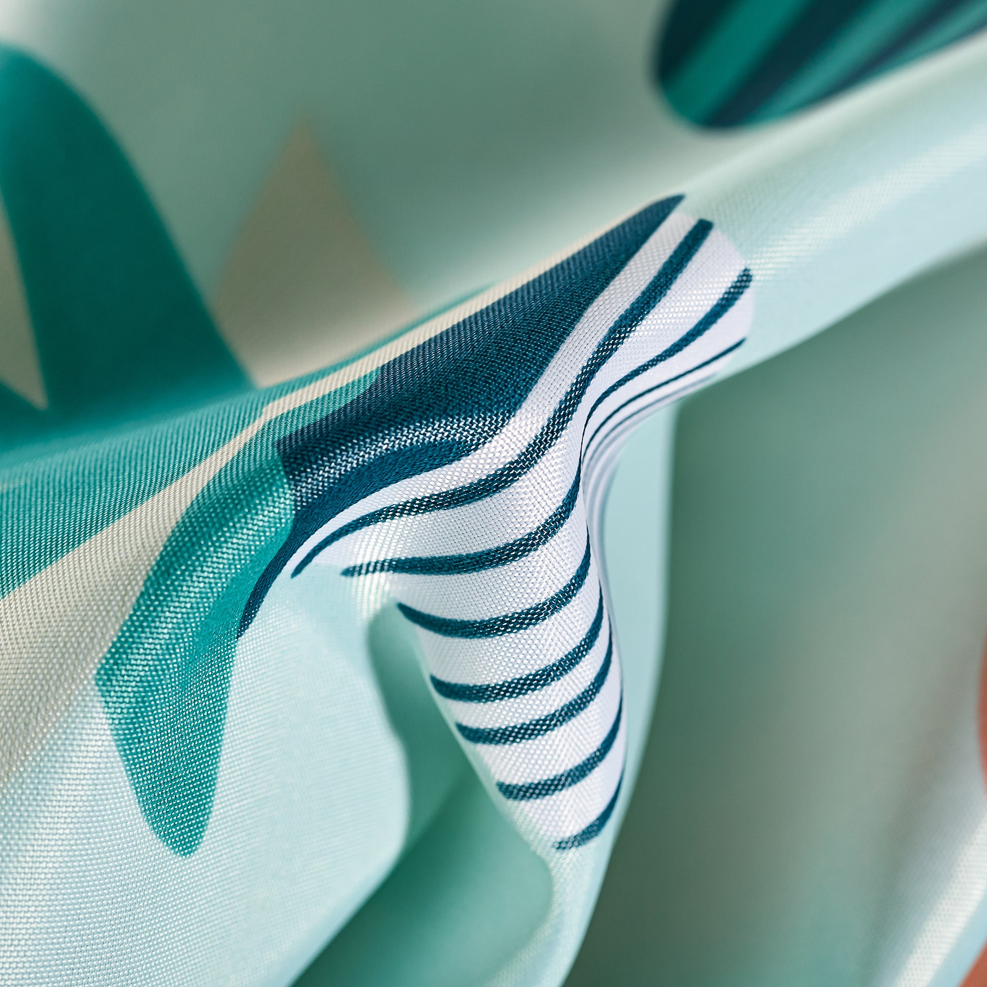 88109929 Штора для ванны 180x180 см, полиэстер, цвет зеленый Lama Santreyd - Вид №3