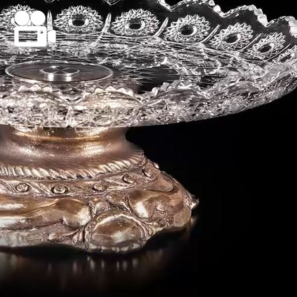 52094 Фруктовница-конфетница - 13 Бронза BOGACHO 4627179657178