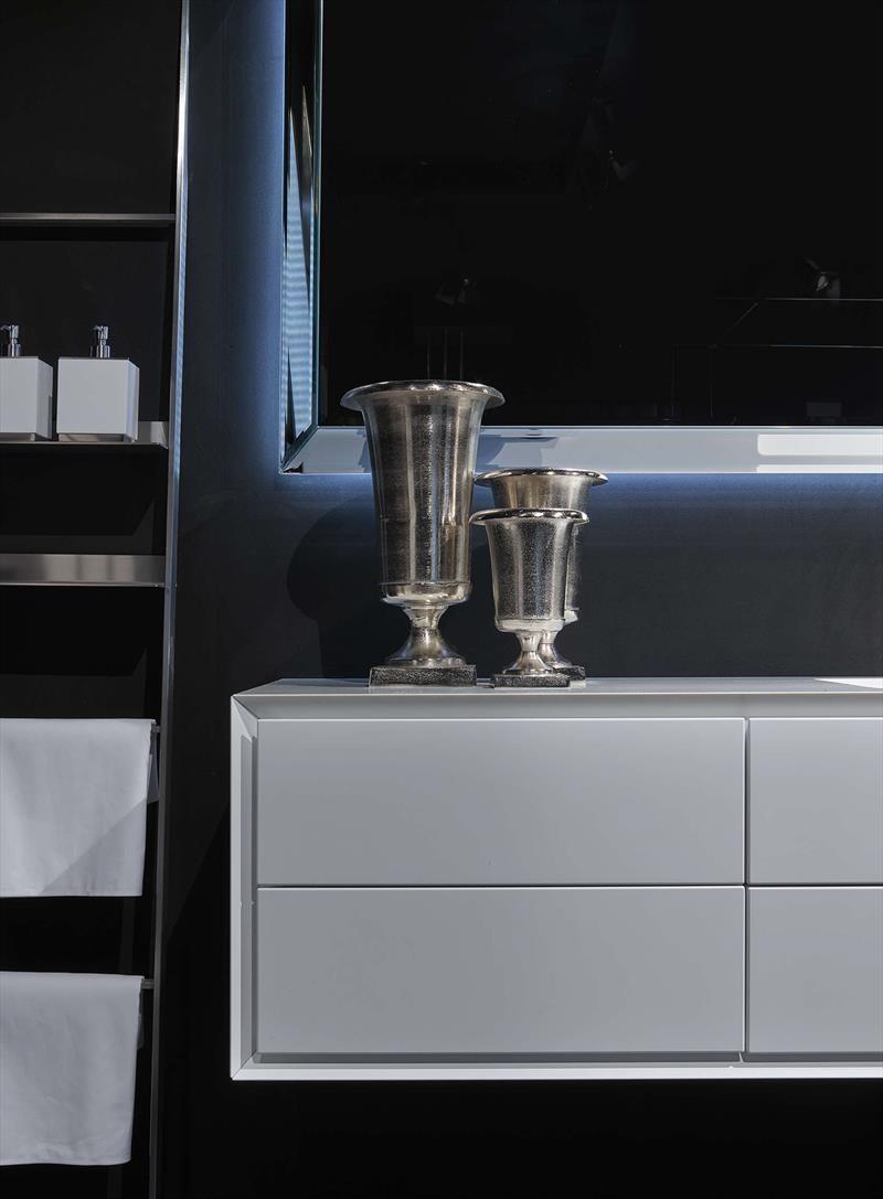 RIFRA Подвесной шкафчик для ванной, матовый белый лак K.one sun-id-1470826 - Вид №8