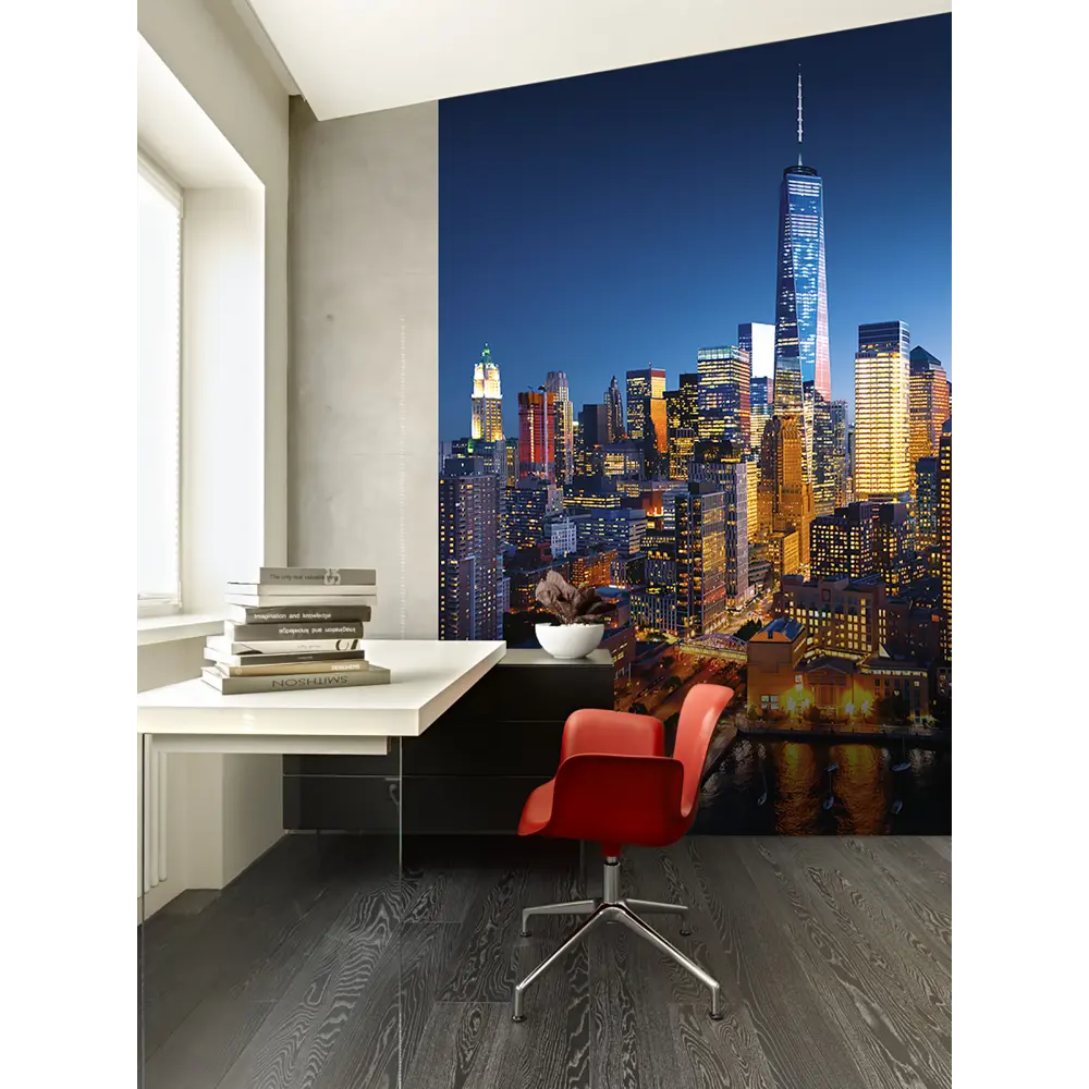 Фотообои 3D Flizart «Ночной город», флизелиновые, 200x280 см FBRUSH STLM-2183757 - Вид №3