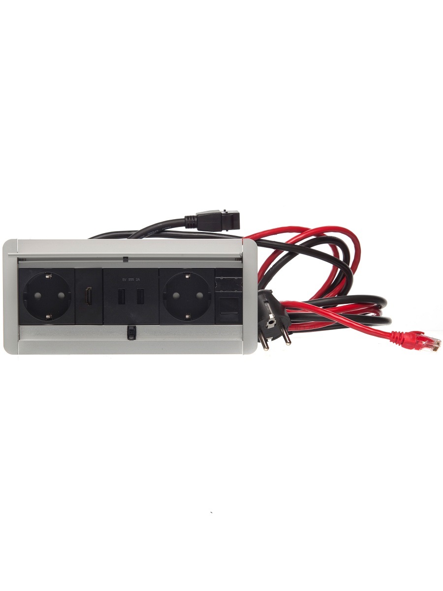 Блок электрических розеток Leaf 12064 Silver NAVAKO  - Вид №2