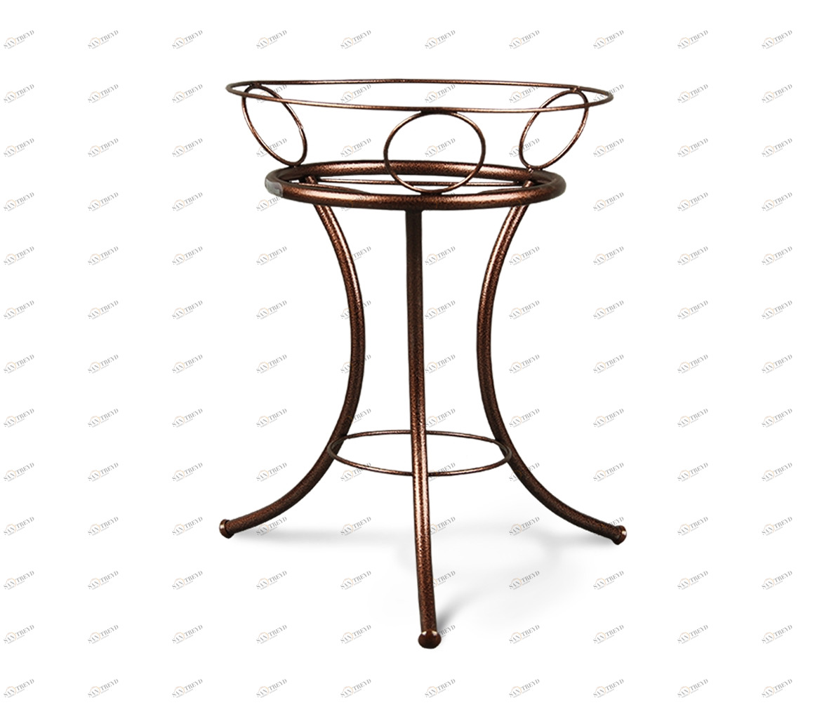 Подставка для цветов Pesochnie vesy медь SHEFFILTON ПОДСТАВКИ ДЛЯ ЦВЕТОВ 015009 Медный 