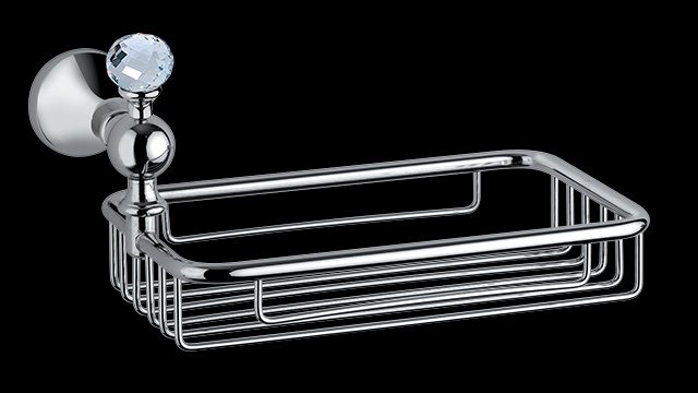 FS134 Мыльница в ванную, подвесная, сетчатая, латунная bagno&associati FOLIE Bagno & Associati