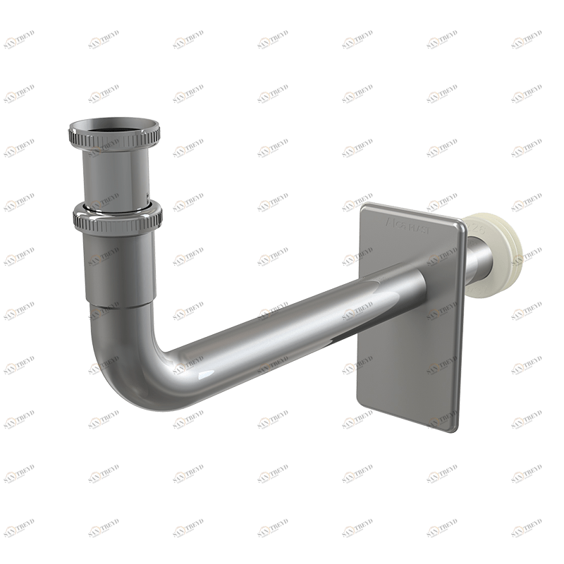 Металлическое колено DN32 с накидной гайкой 5/4" ALCAPLAST A438