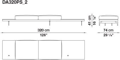 B&B Italia 3-х местный тканевый диван Dock sun-id-1376507 - Вид №159