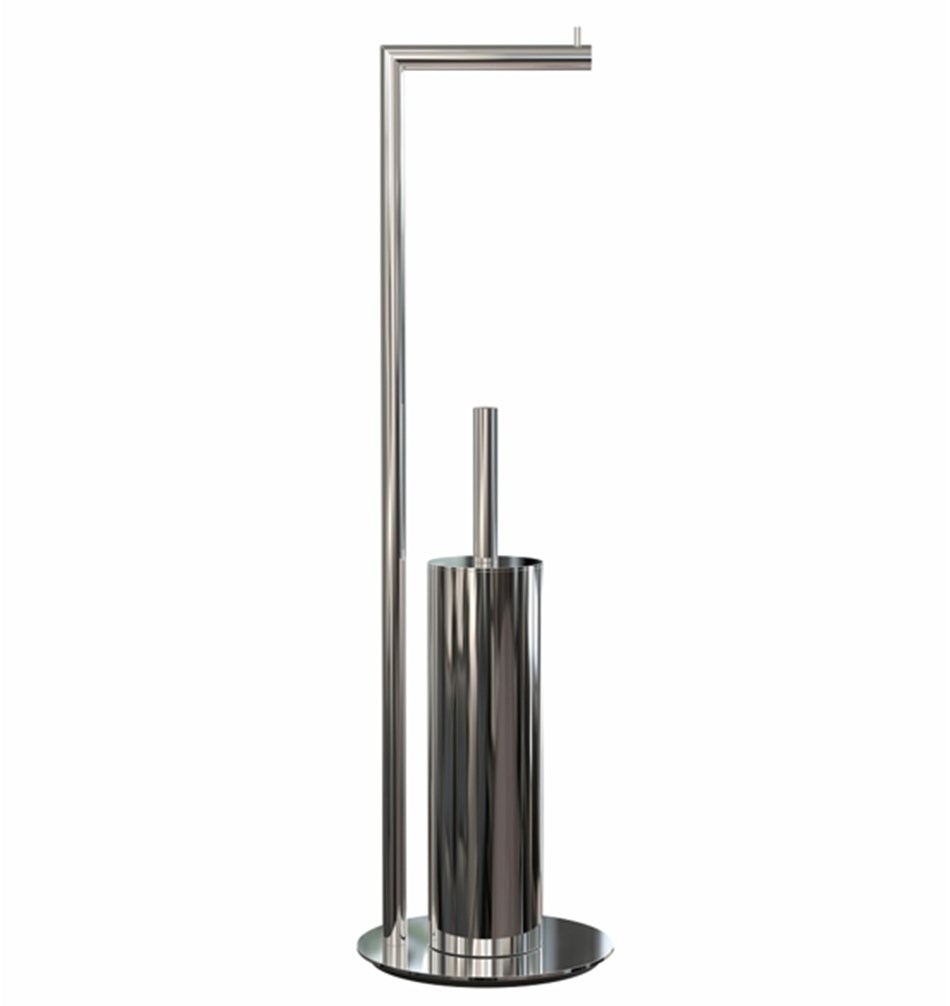 FROST Ершик для унитаза 8, combi » полированный. Нержавеющая сталь Полированный O1948 