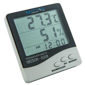 1086233 Термогигрометр МЕГЕОН 20208