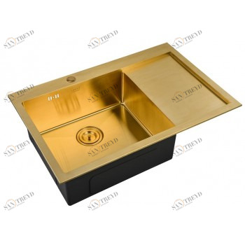 Zorg SZR-7851-L BRONZE Мойка кухонная прямоугольная Zorg 