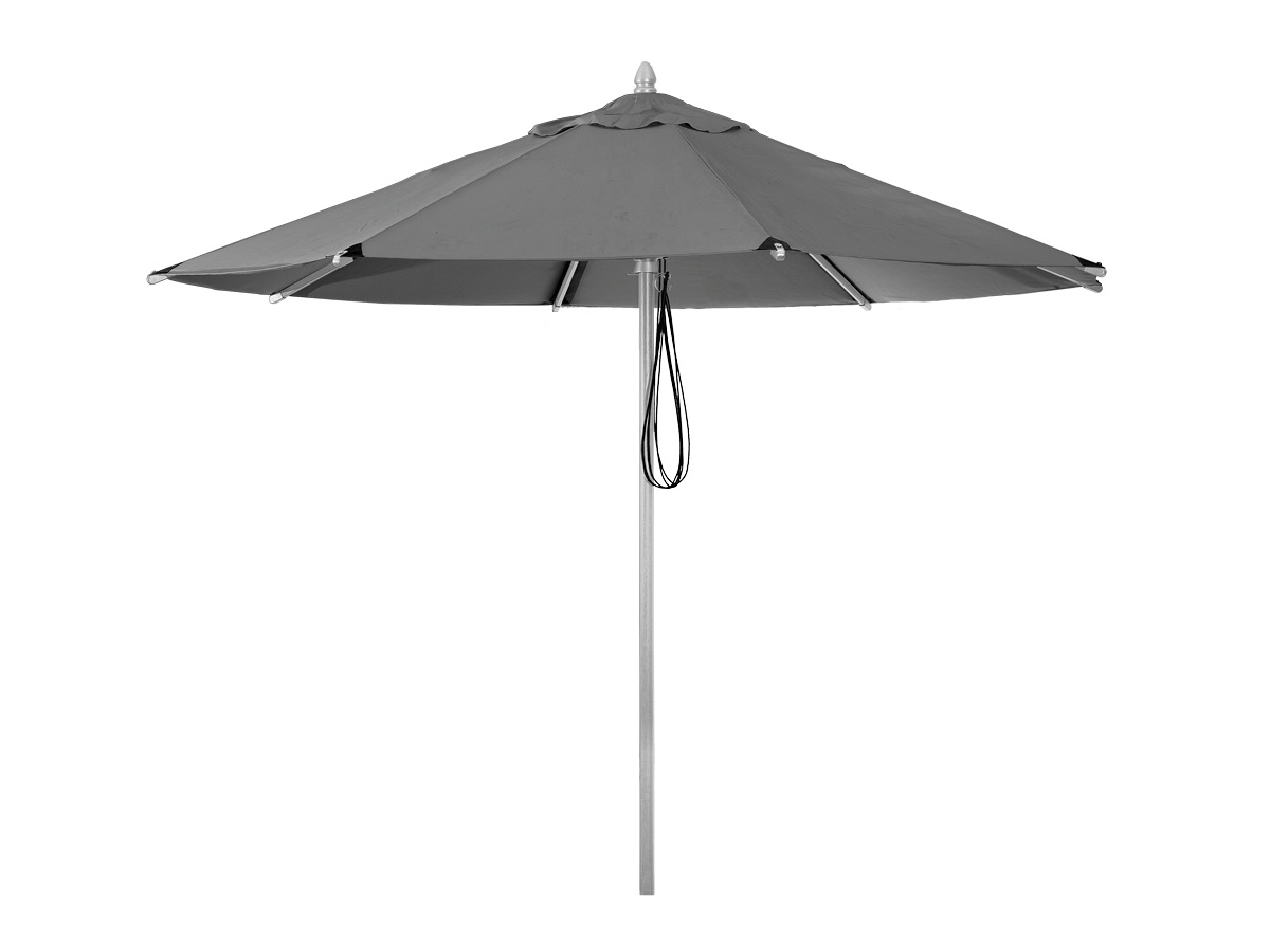 66.00.0065 Зонт Sunrise ∅ 3.3м - серебристый / антрацитовый Mbm