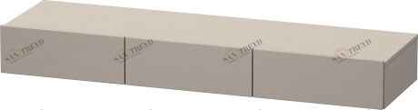 DS827201414 Полочка с ящиком DuraStyle #DS8272 1500 x 440 мм Терра, декор Duravit