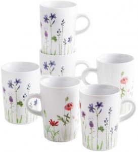 39E103A50001C MG Wildflower 6-сет-топ макиато чашка 0,35 л магия ручка синий / красный Kahla-porzellan