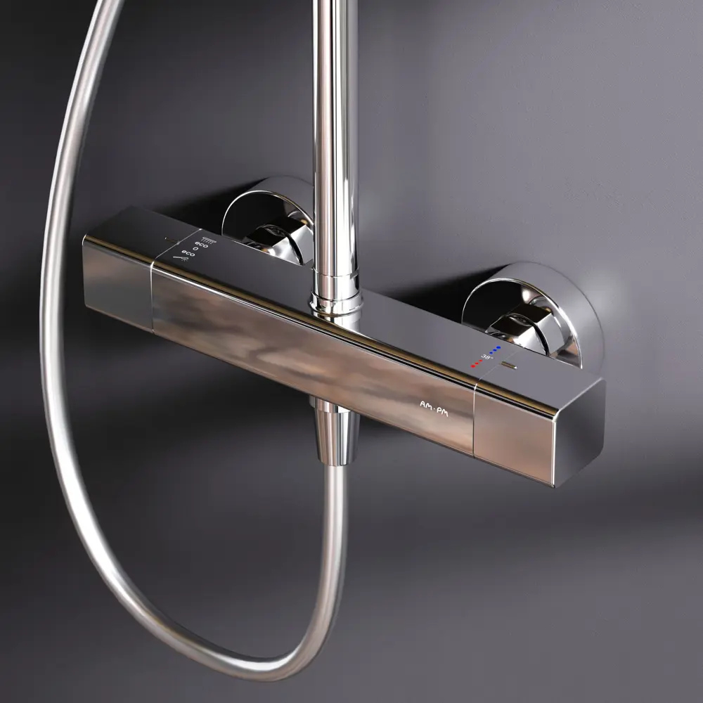 Душевая система AM.PM Flash с термостатом и 3 режимами подачи воды 89346527 STLM-1001248 - Вид №10
