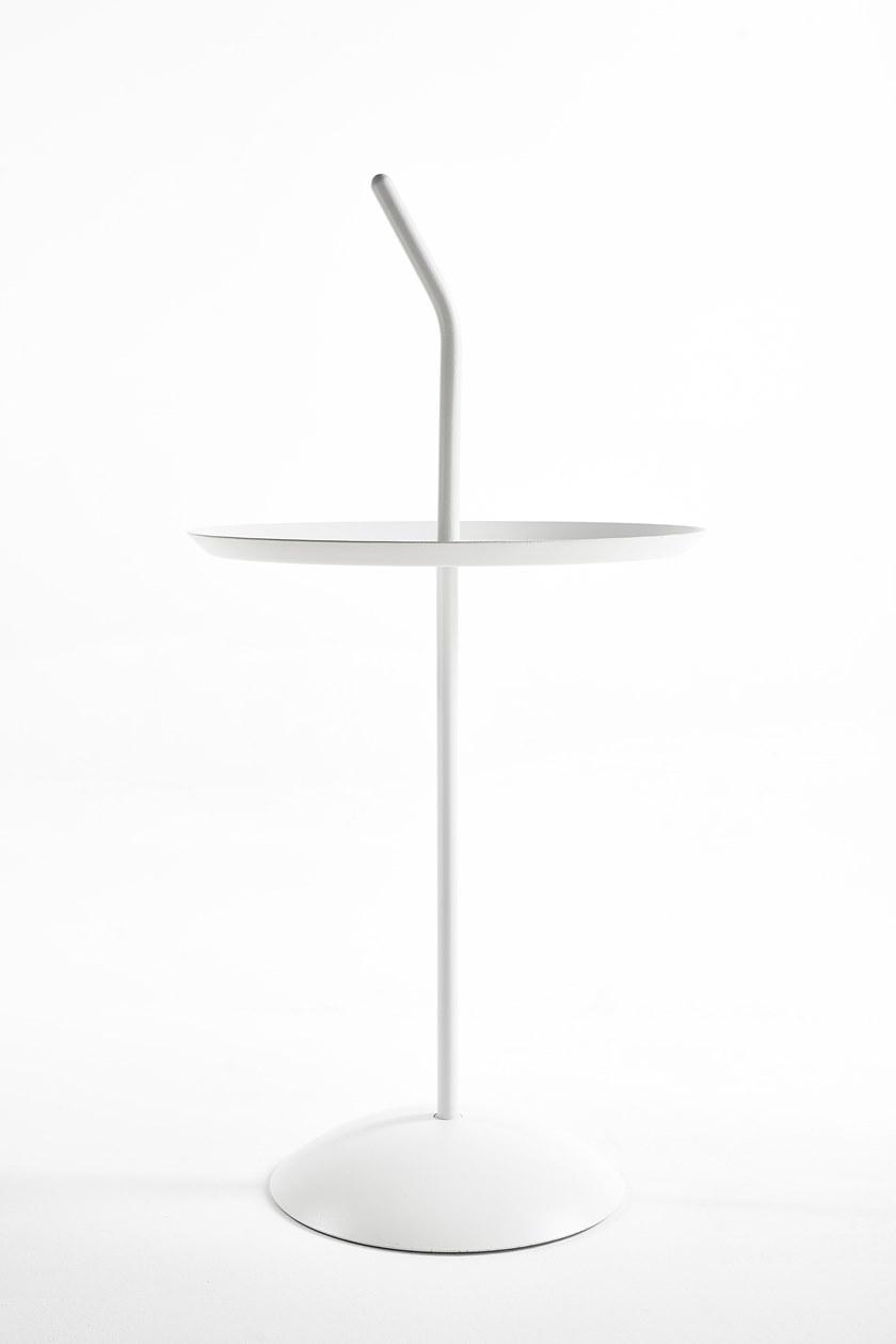 Grado Design Круглый лакированный журнальный столик с подносом Lotus Lot-tb-03 - Вид №1