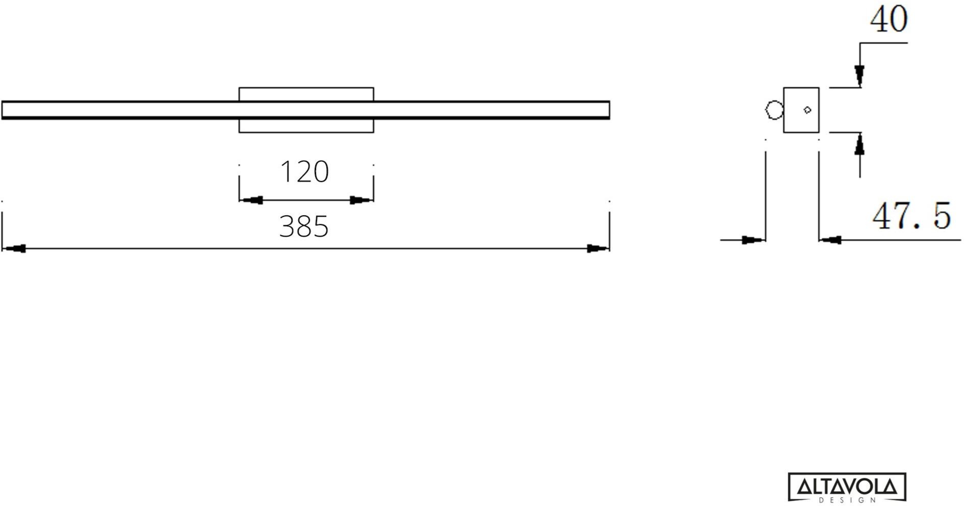 Altavola Design Настенный светильник из алюминия Led shape La089/w  - Вид №1