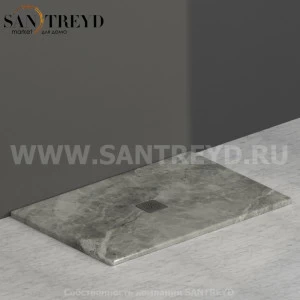 DT120AG Душевой поддон 120x80 керамический Globo