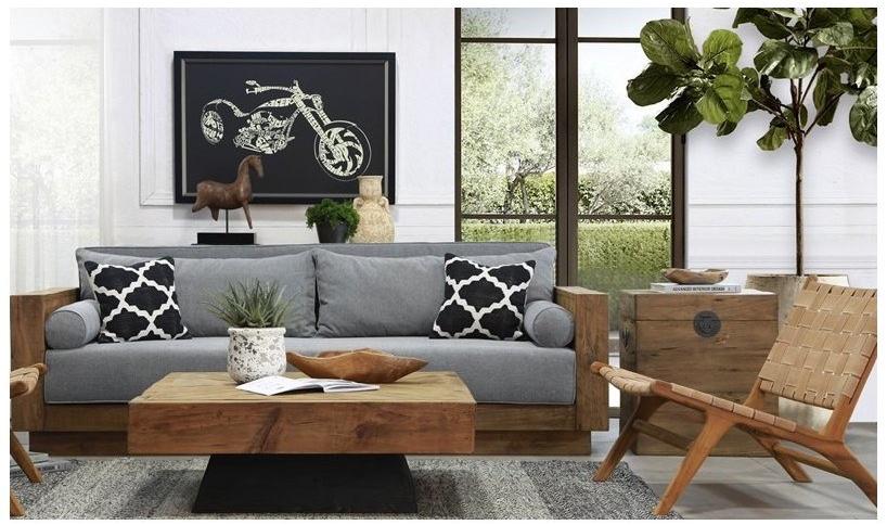 Arrediorg.it® Журнальный столик из цельной древесины / прикроватный столик Woodside Ah763 box  - Вид №8