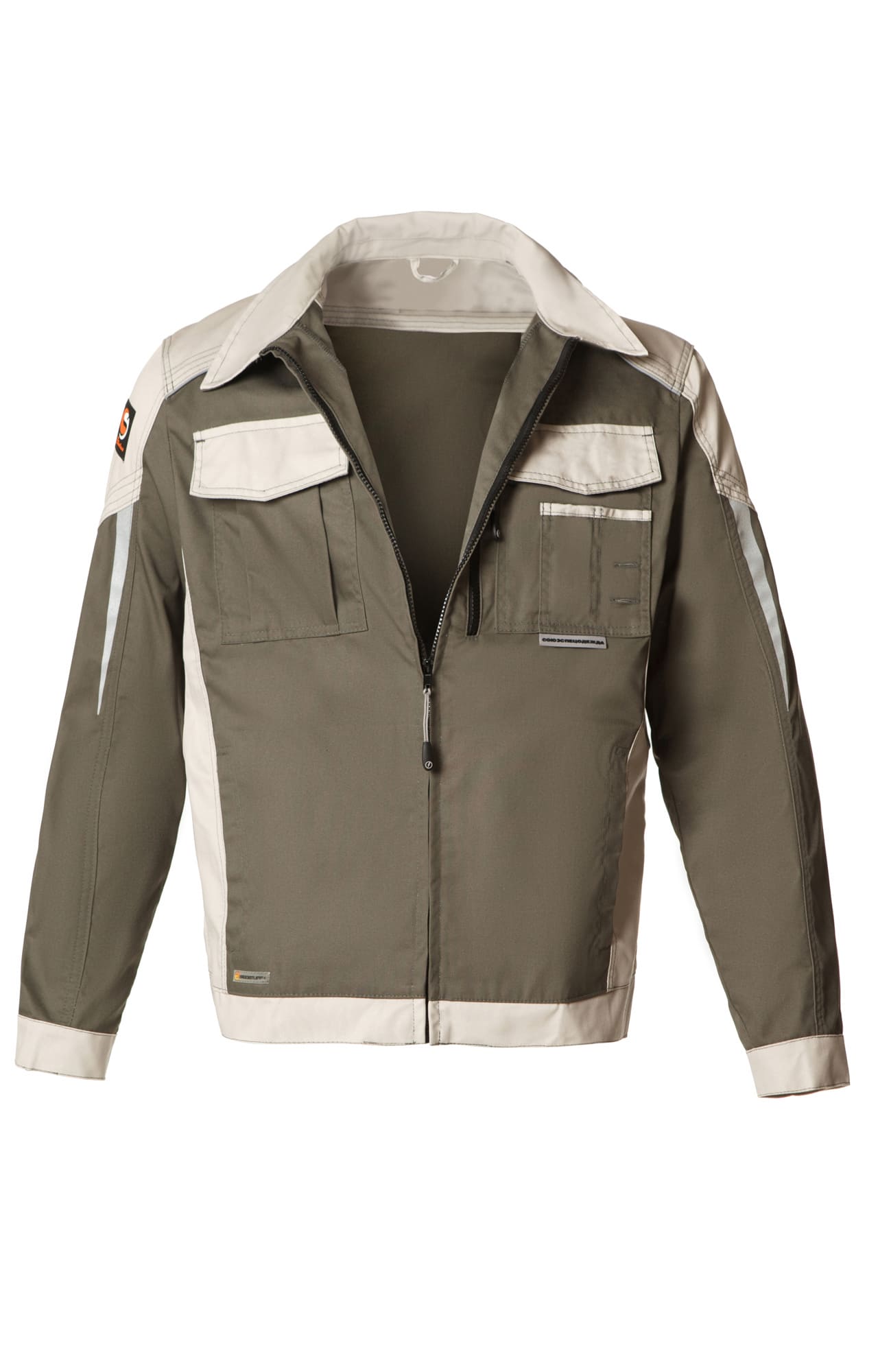 4991521 Костюм  NEW 2 серый хаки с серым песком STATUS  Летняя спецодежда  размер 60-62/182-188  - Вид №3