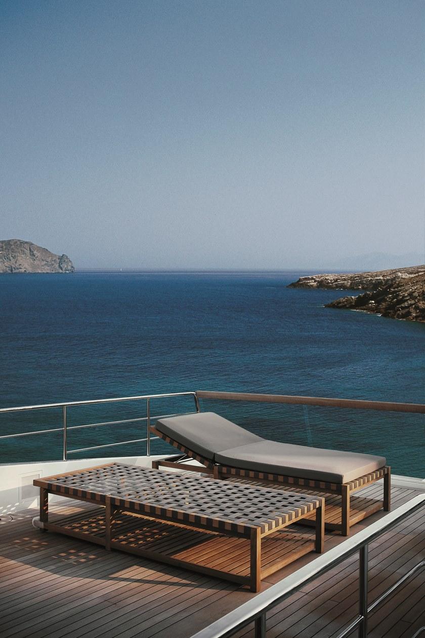 RODA Садовая кушетка из тика на колесиках Network sun-id-1363939 - Вид №4