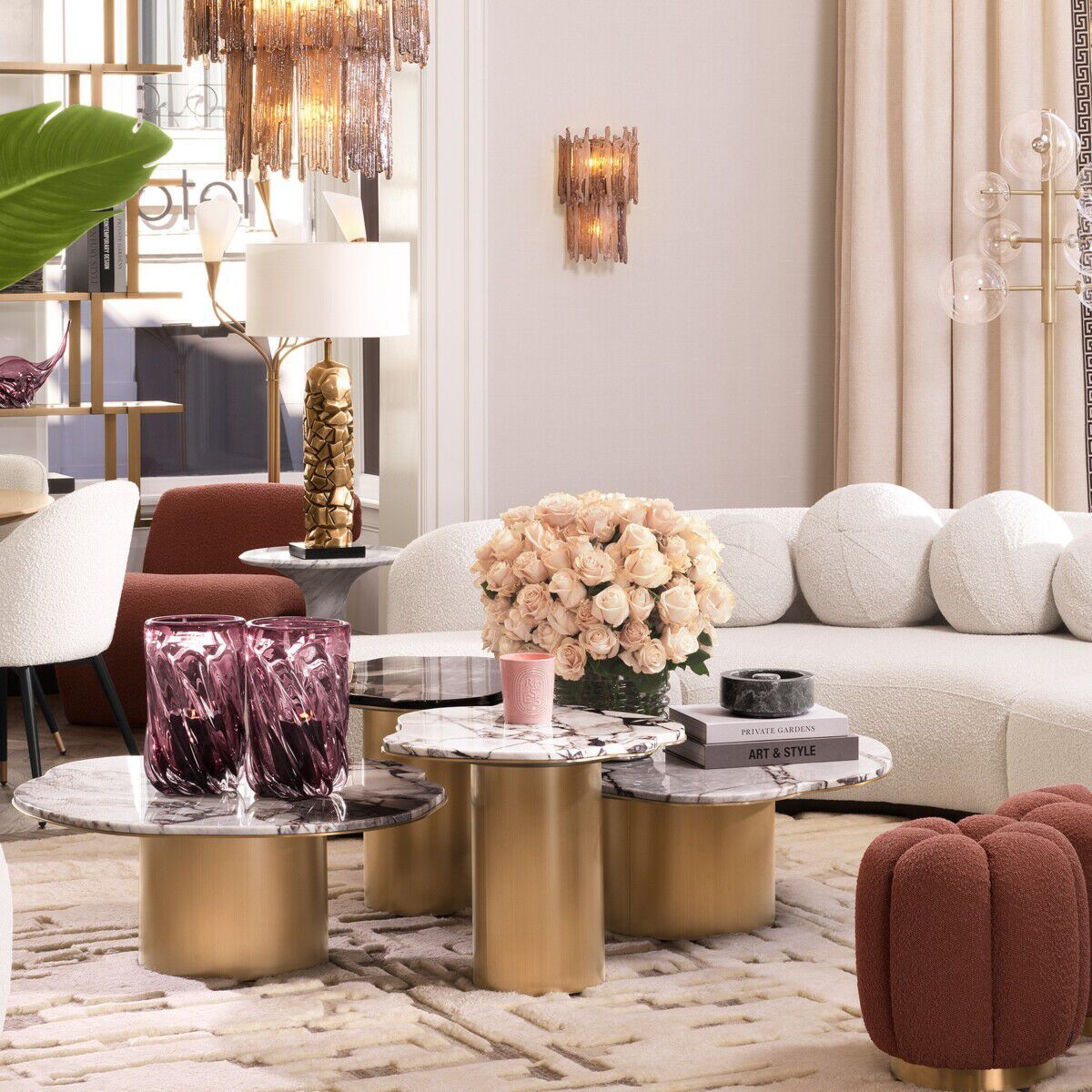 Мраморный журнальный столик Eichholtz SHAPIRO ARCH-00144769 - Вид №1