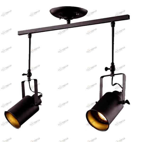 Спот потолочный на 2 лампы черный Neider 3015/02/02P STILFORT NEIDER 00-3926765 Черный 