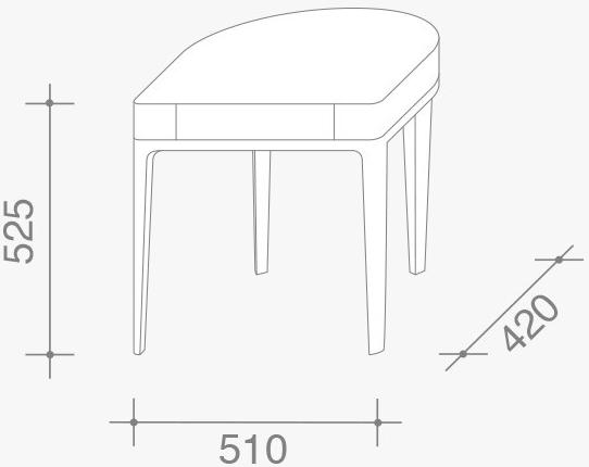 Lema Лаковая прикроватная тумба из массива дерева sun-id-1488601 - Вид №4