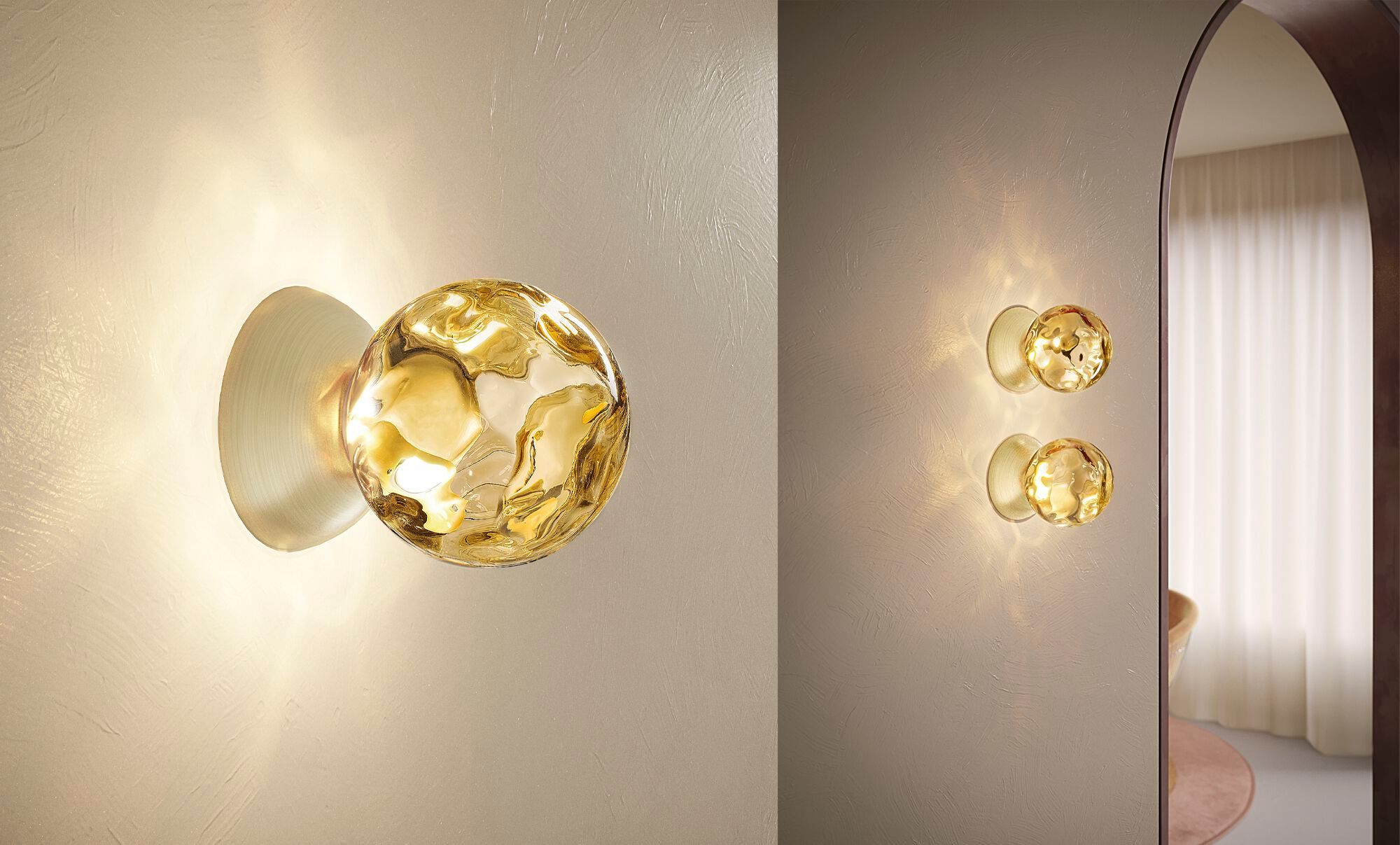 Потолочный светильник / Настенный светильник из дутого стекла Panzeri Murané ARCH-00079153 - Вид №2