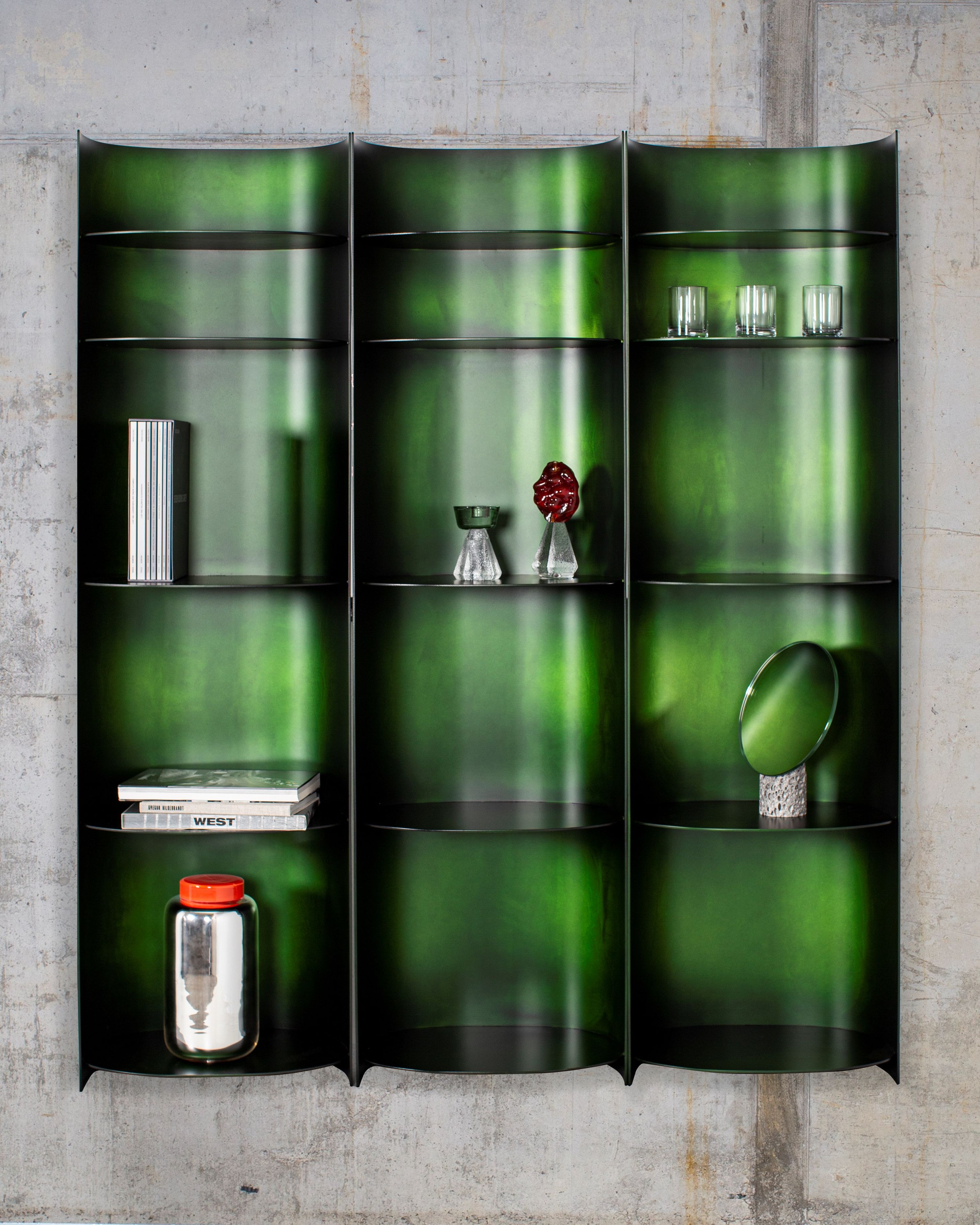 Алюминиевая настенная Книжная полка с порошковым покрытием pulpo COMO LARGE ARCH-00089973 - Вид №2